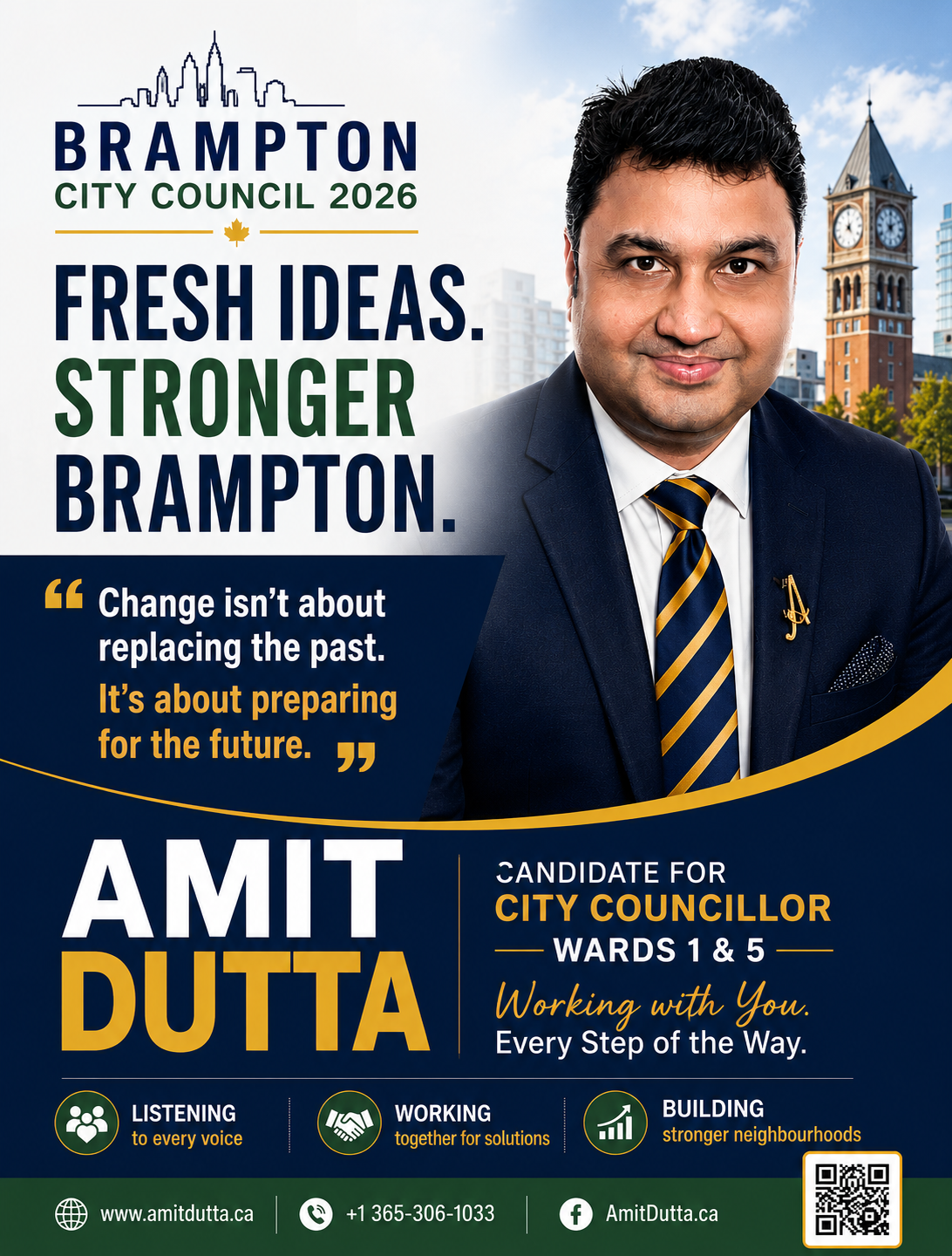 Amit Dutta - Brampton City Councillor - Candidate 2026